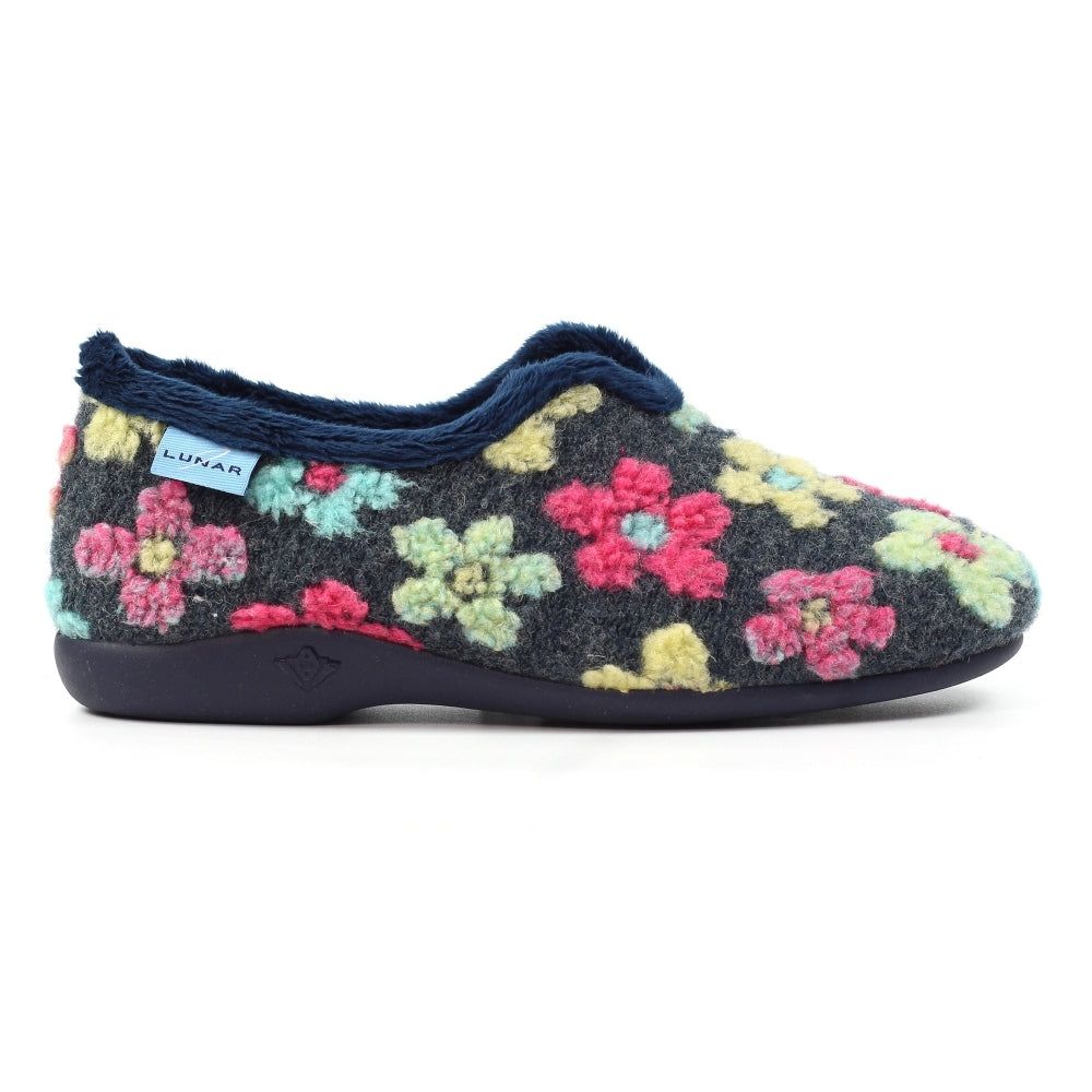 Lunar Lychee Navy Slipper