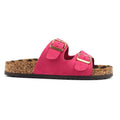 Lunar Pecan Fuchsia Sandal