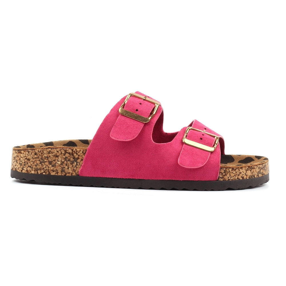 Lunar Pecan Fuchsia Sandal