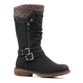 Lunar Peyton Black Waterproof Long Boot