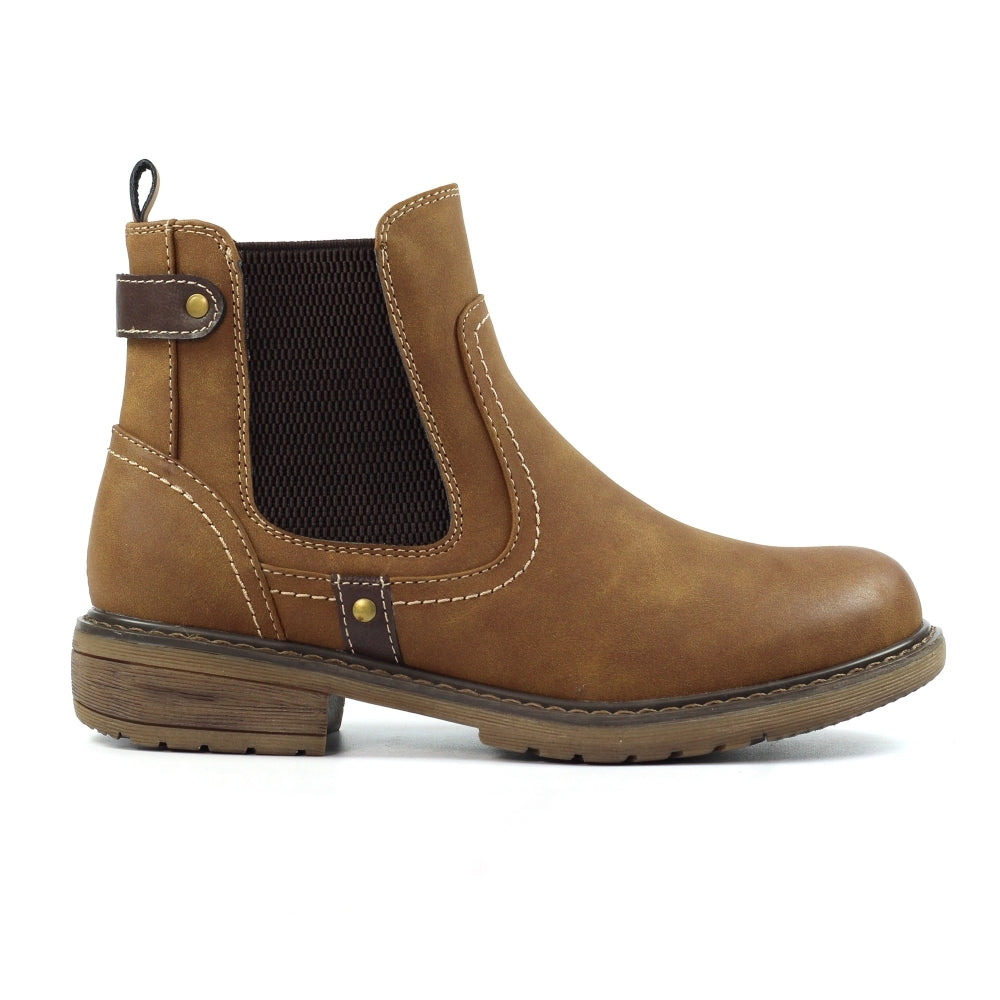 Lunar Roxie III Tan Ankle Boot